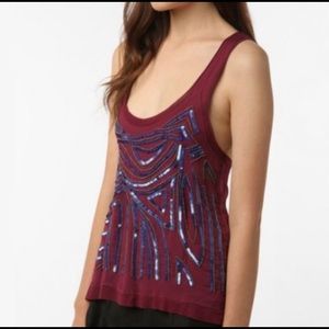 🎈LAST CHANCE!! UO Kimchi Blue Sequined Tank